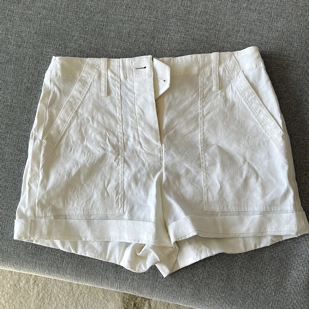 Cotton white shorts “Theory” Size 0